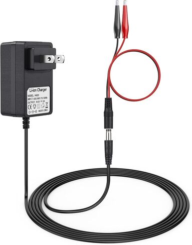 14.6V 2A LiFePO4 Battery Charger for 4S 12 Volt Rechargeable Lithium Iron Phosphate Battery Pack, with Dual Alligator Clips Connector in Saudi Arabia