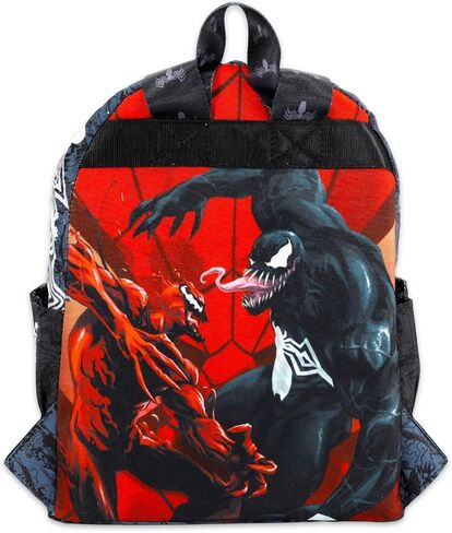 مجموعة حقيبة ظهر صغيرة من Venom - حزمة مع حقيبة ظهر صغيرة من Spiderman مقاس 13 بوصة بالإضافة إلى ملصقات، المزيد | حقيبة صغيرة من Venom للأطفال والأولاد والمراهقين والبالغين in Saudi Arabia