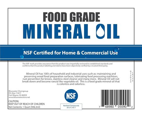 زيت معدني نقي 100% من الدرجة الغذائية USP، 1 كوارت (32 أونصة)، كتلة الجزار وزيت لوح التقطيع in Kuwait