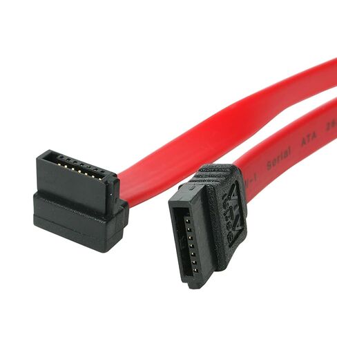 StarTech.com كابل SATA 12 بوصة إلى الزاوية اليمنى SATA Serial ATA (SATA12RA1) in Saudi Arabia