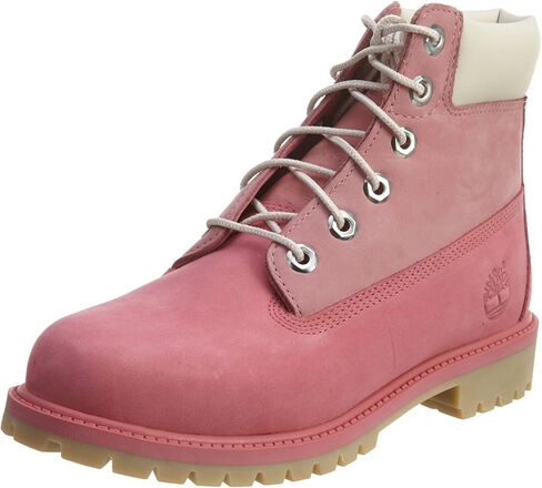 Timberland Kids 6-Inch Premium Pink Leather Boots 5.5 US in Saudi Arabia