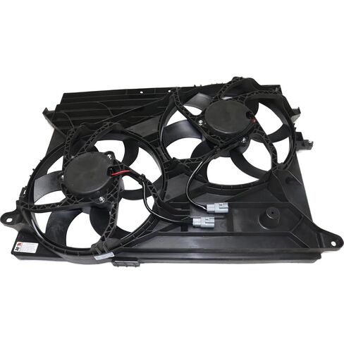 Replacement Radiator Cooling Dual Fan Assembly Compatible with Saturn Vue 2008-2010 3.6L V6 in Saudi Arabia