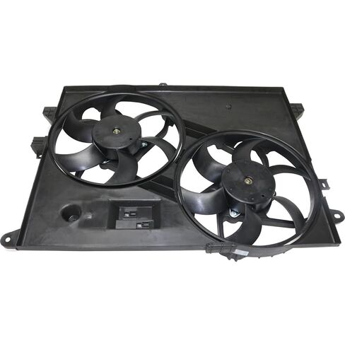 Replacement Radiator Cooling Dual Fan Assembly Compatible with Saturn Vue 2008-2010 3.6L V6 in Saudi Arabia