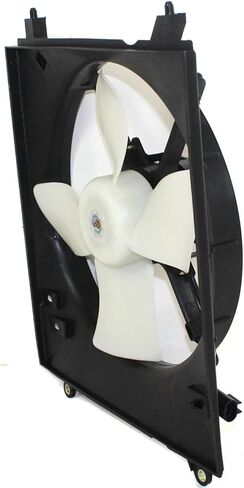 Replacement Radiator and A/C Condenser Cooling Fan Assembly Pair Compatible with Toyota Camry LE 1997-1998 in Saudi Arabia