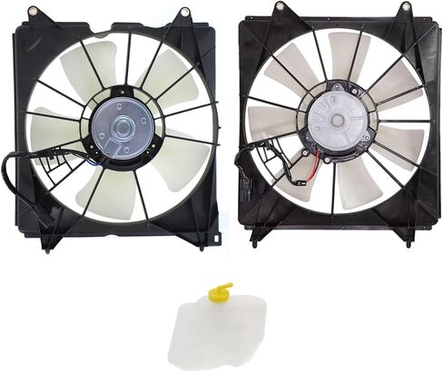 Replacement Cooling Fan Assembly Kit fits Honda Accord Coupe 2013-2015 2.4L I4 - Driver and Passenger Side - for models without OE-Style Radiator Fan in Saudi Arabia