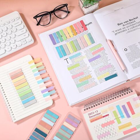 1000Pcs Sticky Index Tabs, Colored Book Sticky Tabs for Notebooks Repositionable Page Tabs for Notebooks File Classification in Saudi Arabia