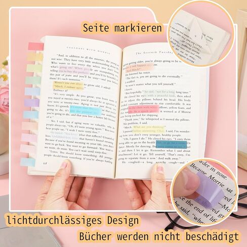 1000Pcs Sticky Index Tabs, Colored Book Sticky Tabs for Notebooks Repositionable Page Tabs for Notebooks File Classification in Saudi Arabia