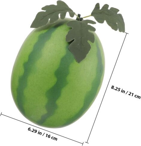 Toyvian Simulated Watermelon Fruit Model Faux Watermelon Slice Artificial Foam Decoration for Photography Home Kitchen and Fruit Shop Display in Saudi Arabia