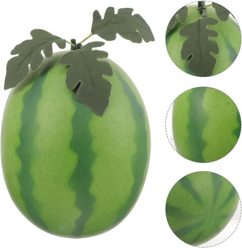 Toyvian Simulated Watermelon Fruit Model Faux Watermelon Slice Artificial Foam Decoration for Photography Home Kitchen and Fruit Shop Display in Saudi Arabia