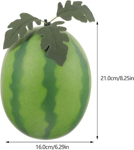 Toyvian Simulated Watermelon Fruit Model Faux Watermelon Slice Artificial Foam Decoration for Photography Home Kitchen and Fruit Shop Display in Saudi Arabia