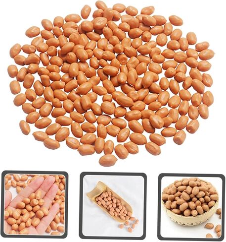 1bag Artificial Groundnut Kernels Fake Peanut Models for Photography Props Realistic Simulation Nuts for Home Decor and Events for Displays and Craft Projects in Saudi Arabia