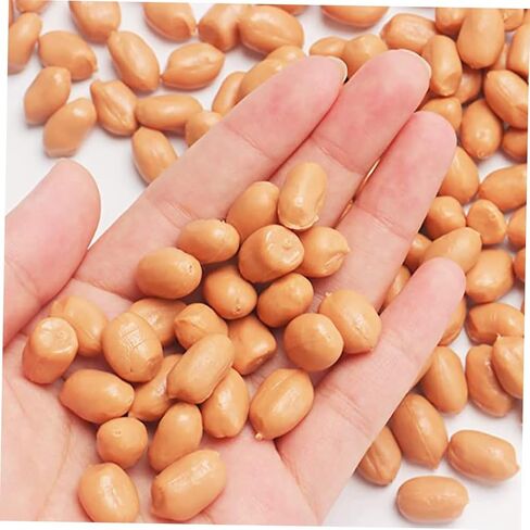 1bag Artificial Groundnut Kernels Fake Peanut Models for Photography Props Realistic Simulation Nuts for Home Decor and Events for Displays and Craft Projects in Saudi Arabia