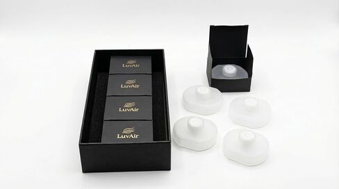 Empty Refill Cartridge Set of 4 for Car Diffuser | Reusable Replacement Bottles for LuvAir Aroma Diffuser in Saudi Arabia