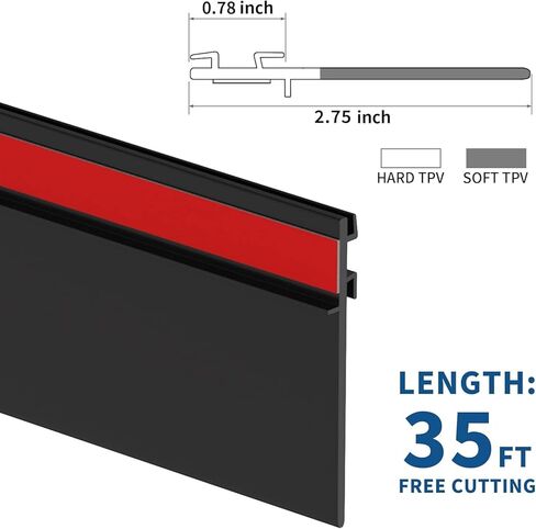 Combo RV Slide Out Seal Black Rubber 018-312-EKD & 018-341 EK, 1' x 15/16' x 35' D-Seal Wiper & 1/2' x 2.75' x 35’ Seal Base in Saudi Arabia