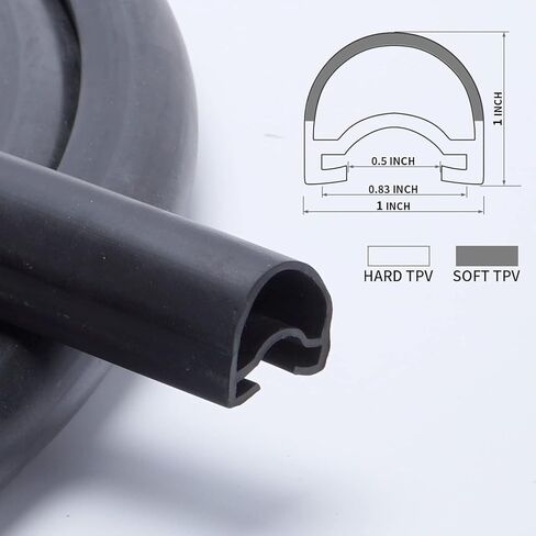 Combo RV Slide Out Seal Black Rubber 018-312-EKD & 018-341 EK, 1' x 15/16' x 35' D-Seal Wiper & 1/2' x 2.75' x 35’ Seal Base in Saudi Arabia