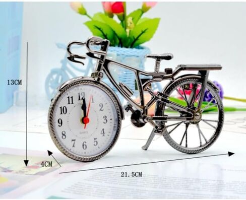 1pc Fashion Tide Retro European and American Bicycle Alarm Clock Set Table Clock in Saudi Arabia