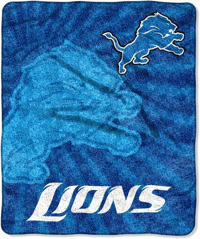 The Northwest Company NFL Denver Broncos Sherpa Throw Blanket, 50" x 60", Strobe in Saudi Arabia