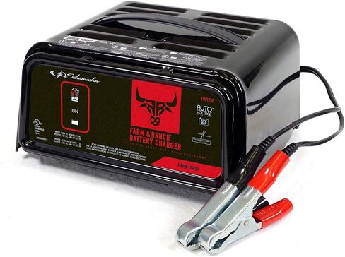 Schumacher Electric Farm and Ranch Battery Charger and Maintainer, FR01236, 3-in-1, Fully Automatic, 6 Amps, 6 Volt, 12 Volt, for Car, SUV, Truck, Marine, and Farm Equipment Batteries in Saudi Arabia