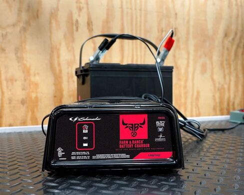 Schumacher Electric Farm and Ranch Battery Charger and Maintainer, FR01236, 3-in-1, Fully Automatic, 6 Amps, 6 Volt, 12 Volt, for Car, SUV, Truck, Marine, and Farm Equipment Batteries in Saudi Arabia