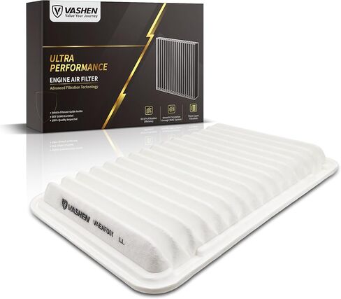 فلتر هواء المحرك CA10171، مناسب لسيارة Toyota Camry Gas 2.5L 2010-2017، Camry Gas 2.4L 2007-2009، Venza Gas 2.7L 2009-2016 - محرك الغاز L4 - يستبدل #17801-28030، 17801-0H050، 17801-YZZ02 in Kuwait