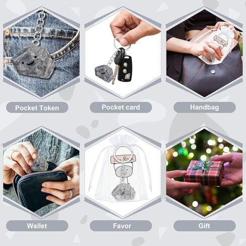 100 Set Employee Appreciation Gifts Inspirational You Rock Gifts Bulk Stone Keychain with Smile Card Thank You Gift for Office Coworker Staff Social Worker Volunteer Team Teacher Nurse in Saudi Arabia