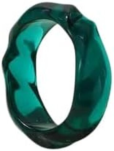 Colorful Boho Transparent Wave Design Resin Bangle Bracelet for Women Irregular Geometric Cuff Bangle Bracelet Statement Bracelets for Holiday in Saudi Arabia
