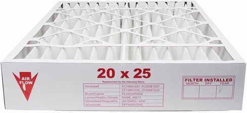 AIRx Filters 20x25x5 MERV 13 HVAC AC Furnace Air Filter Replacement for Bryant Carrier FILXXCAR0020 CARF8250602, Health 2-Pack, Made in the USA in Saudi Arabia