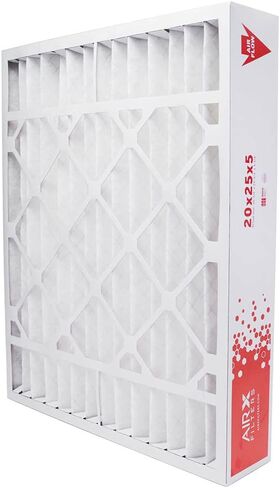 AIRx Filters 20x25x5 MERV 13 HVAC AC Furnace Air Filter Replacement for Bryant Carrier FILXXCAR0020 CARF8250602, Health 2-Pack, Made in the USA in Saudi Arabia