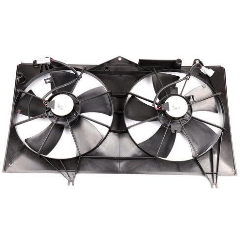 Engine Radiator Cooling Fan Assembly Fit 2002-2006 for Toyota Camry, Radiator Condenser Fan Assembly Driver Passenger Side/LH RH 16363-0D040 620-531 in Saudi Arabia