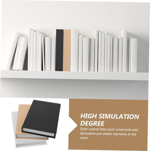 Cabilock 3pcs Faux Book Decorative Models for Simulation Book Ornaments and Stylish Shelf Decoration for Living Room and Study in Saudi Arabia
