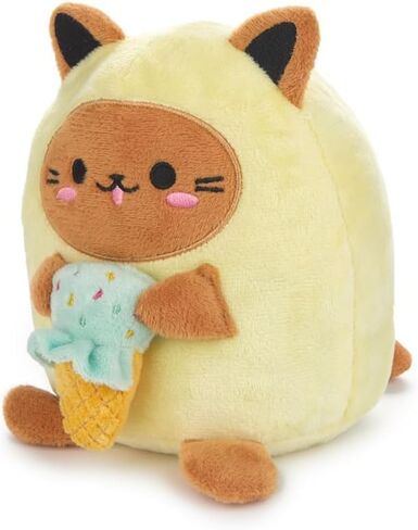 Balvi Kawaii Minty Bookends Yellow Cat Ice Lover Polyester in Kuwait