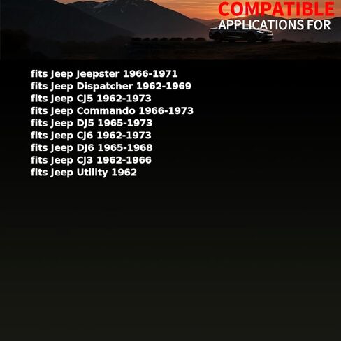 ناقل حركة أوتوماتيكي ختم خلفي يناسب جيب CJ3,CJ5,CJ6,كوماندوز,DJ5 1962 1963 1964 1965 1966 1967 1968 1969 1970 1971 1972 1973 1 x in Saudi Arabia