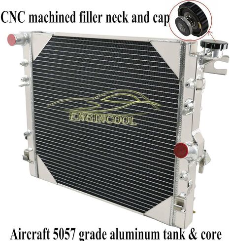 Aluminum Radiator for 2007-2018 Jeep Wrangler JK V6 3.6L 3.8L Radiators 1 Row Core Radiador in Saudi Arabia