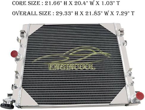 Aluminum Radiator for 2007-2018 Jeep Wrangler JK V6 3.6L 3.8L Radiators 1 Row Core Radiador in Saudi Arabia