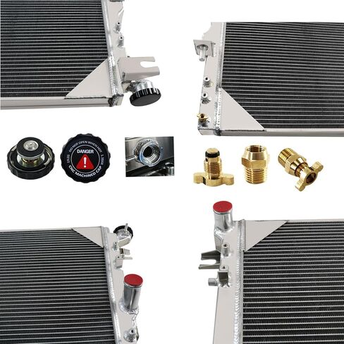 Aluminum Radiator for 2007-2018 Jeep Wrangler JK V6 3.6L 3.8L Radiators 1 Row Core Radiador in Saudi Arabia