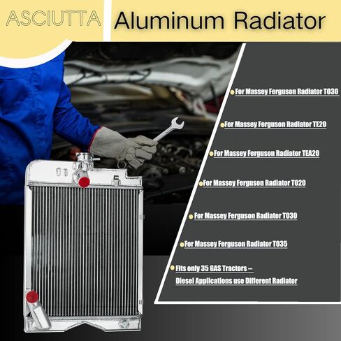 3 صف مشعاع ألومنيوم 180291M1 لماسي فيرغسون TO30 TE20 TEA20 TO20 TO35 35 202 مشعات الجرارات in Kuwait