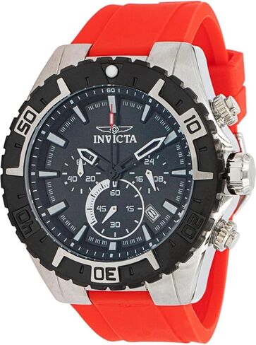 Invicta Aviator Men 49mm Stainless Steel Steel Black dial VK63A Quartz in Saudi Arabia