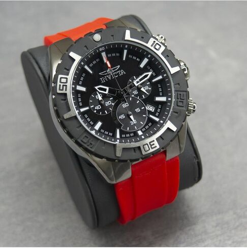 Invicta Aviator Men 49mm Stainless Steel Steel Black dial VK63A Quartz in Saudi Arabia