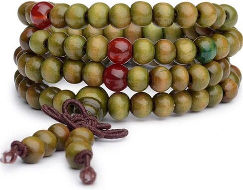 1PCS 6MM Bead Bracelets for Men and Women Unisex Mala Bracelet Beaded Tibetan Prayer Buddha Bead for Meditation in Saudi Arabia