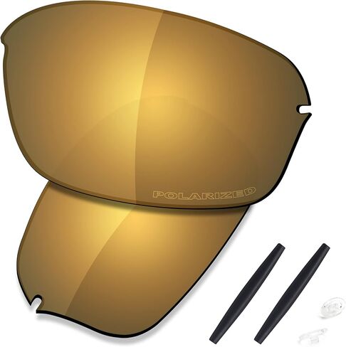 عدسات بديلة ممتازة من SAUCER وأطقم مطاطية لـ Oakley Half Wire 2.0 | حماية من الأشعة فوق البنفسجية 400، مضادة للخدش، ملاءمة دقيقة in Saudi Arabia
