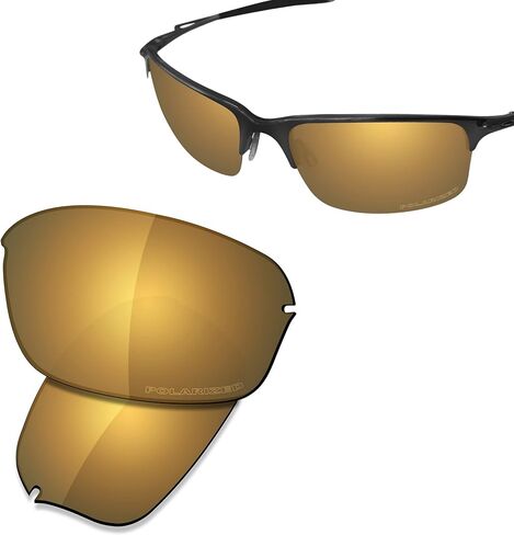 عدسات بديلة ممتازة من SAUCER وأطقم مطاطية لـ Oakley Half Wire 2.0 | حماية من الأشعة فوق البنفسجية 400، مضادة للخدش، ملاءمة دقيقة in Saudi Arabia