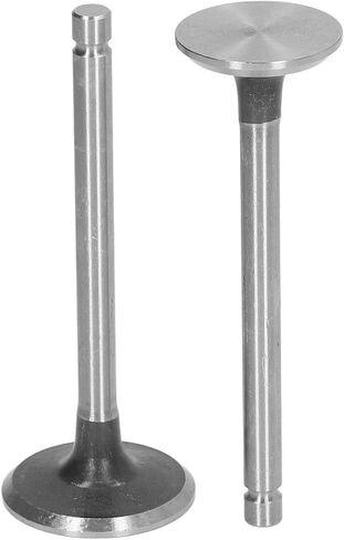 مجموعة صمامات سحب المحرك والعادم المكونة من قطعتين من سبائك الصلب لـ Microtiller 186F والمولد، مجموعة قطع غيار المحرك الصغيرة in Kuwait