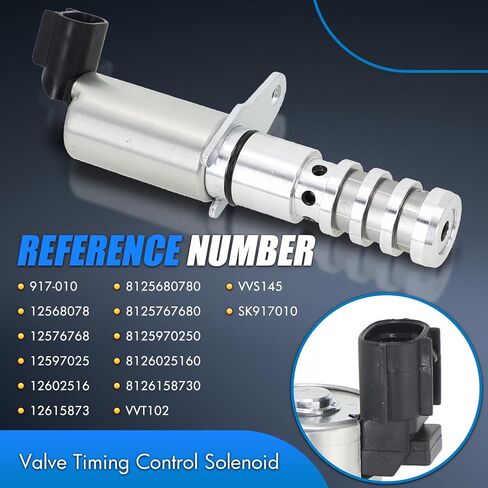 Sorghum Engine Variable Valve Timing Solenoid Oil Control Valve VVT Solenoid Compatible with Buick Rainier 04-07 Chevrolet Trailblazer 02-09 GMC Canyon 04-12 Envoy 02-09 Replace# 12615873 917-010 in Kuwait