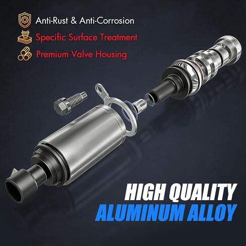 Sorghum Engine Variable Valve Timing Solenoid Oil Control Valve VVT Solenoid Compatible with Buick Rainier 04-07 Chevrolet Trailblazer 02-09 GMC Canyon 04-12 Envoy 02-09 Replace# 12615873 917-010 in Kuwait