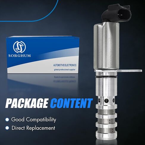 Sorghum Engine Variable Valve Timing Solenoid Oil Control Valve VVT Solenoid Compatible with Buick Rainier 04-07 Chevrolet Trailblazer 02-09 GMC Canyon 04-12 Envoy 02-09 Replace# 12615873 917-010 in Kuwait