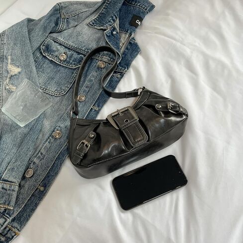 حقائب يد Y2K صغيرة، حقيبة كتف محفظة، حقيبة بيد علوية، حقائب نسائية عصرية ريترو in Kuwait