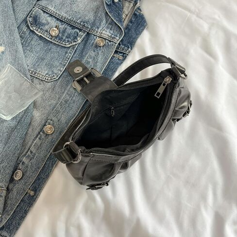 حقائب يد Y2K صغيرة، حقيبة كتف محفظة، حقيبة بيد علوية، حقائب نسائية عصرية ريترو in Kuwait