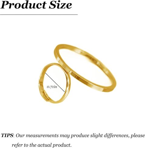 HUASAI Gold Stackable Rings for Women Chunky Statement Rings Geometric Hollow Out Circular Ring Vintage Jewelry Christmas Gifts in Saudi Arabia
