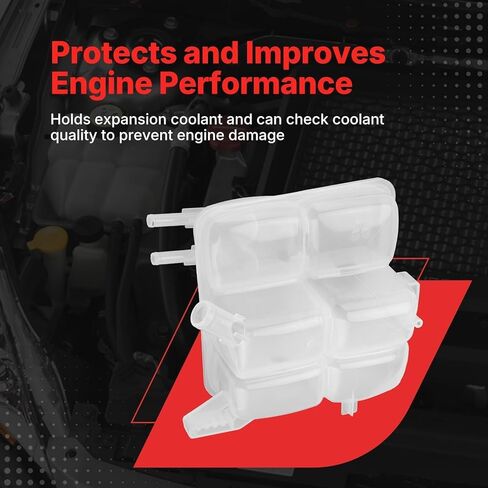 603-043 Front Engine Coolant Reservoir Radiator Expansion Tank Compatible with Mazda 3 2.0L 2.3L 2004 2005 2006 2007 2008 2009 2010 2011 2012 2013 in Saudi Arabia