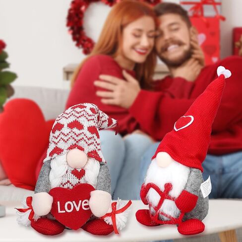 زينة عيد الحب ديكور عيد الحب هدايا جنوم لها النساء التماثيل القطيفة الحلي المنزلية 2-حزمة in Kuwait